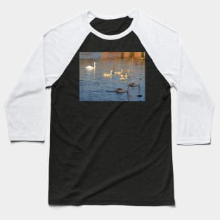 Scottish Photography Series (Vectorized) - Swanning About Baseball T-Shirt